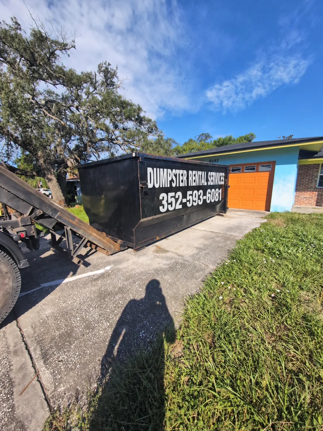 20 yard Dumpster Rental Services roll-off dumpster